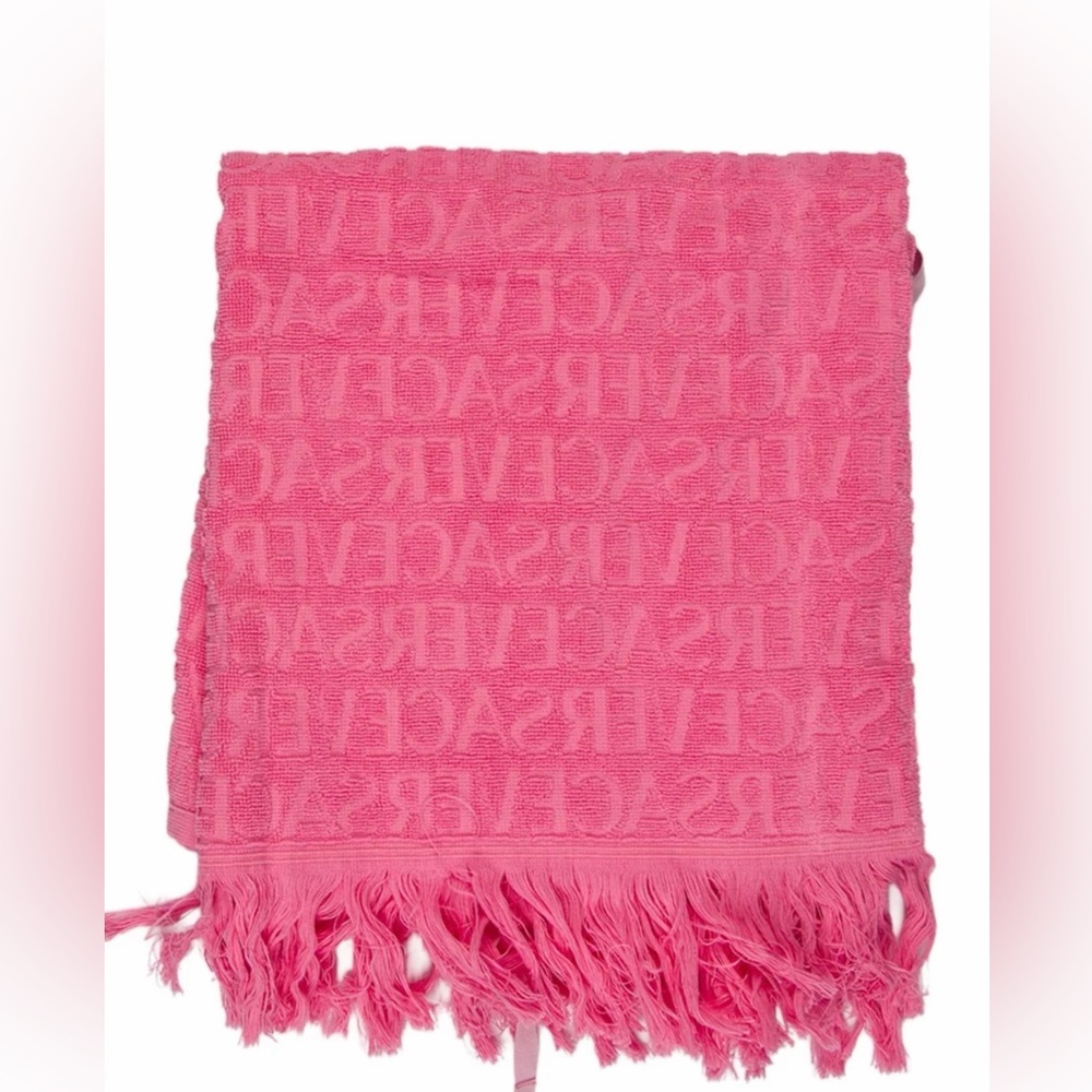 Authentic Versace Hot Pink Coverup beach towel wrap - Picture 7 of 9